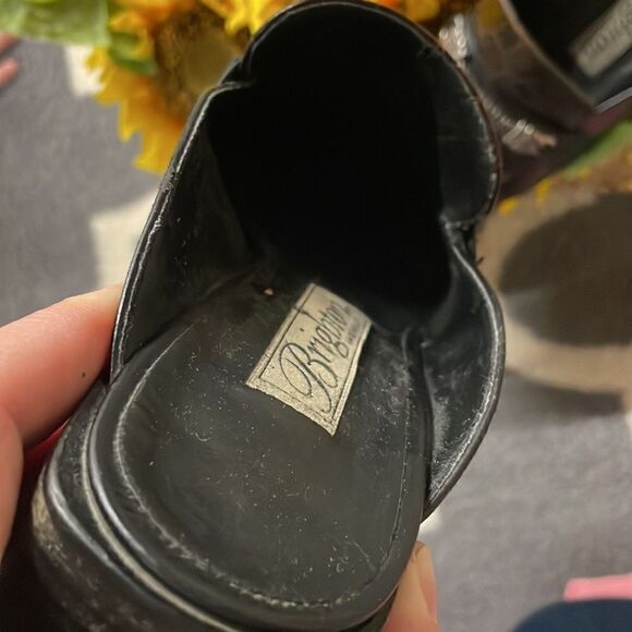 Vintage Brighton Slide-on Leather Shoes Made in Italy - Picture 8 of 14